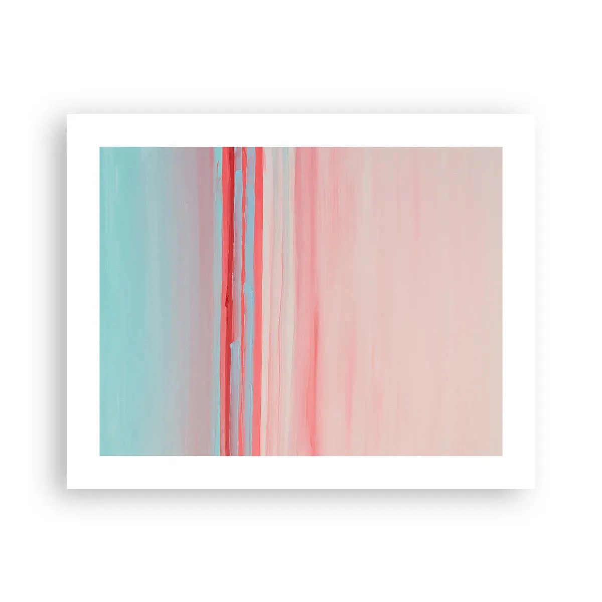 Plagát - Abstrakcia za úsvitu - 50x40 cm