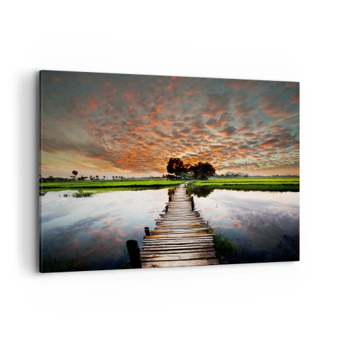 Obraz na plátne - Roztiahnite ruky - dýchajte  - 120x80 cm