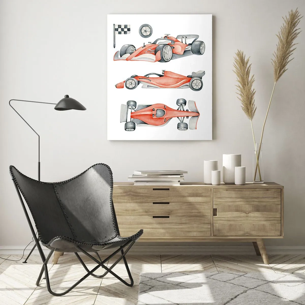 Obraz na skle - Dobehnúť sen - 50x70 cm