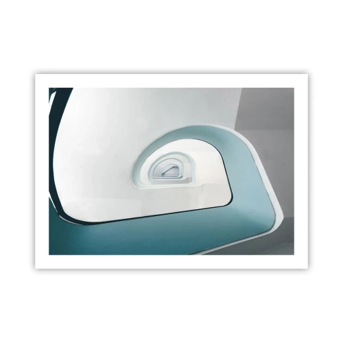 Plagát - Na dno modrej - 70x50 cm