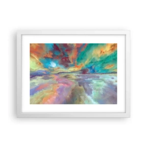 Plagát v bielom ráme - Dve neba - 40x30 cm