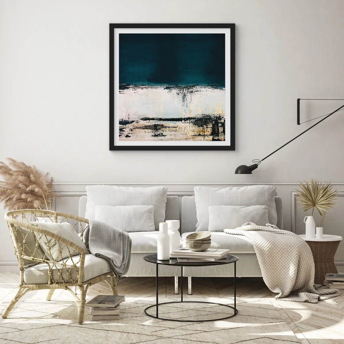 Plagát v čiernom ráme - Horizontálna kompozícia - 60x60 cm