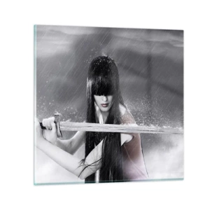 Obraz na skle - Pekná a nebezpečná - 60x60 cm