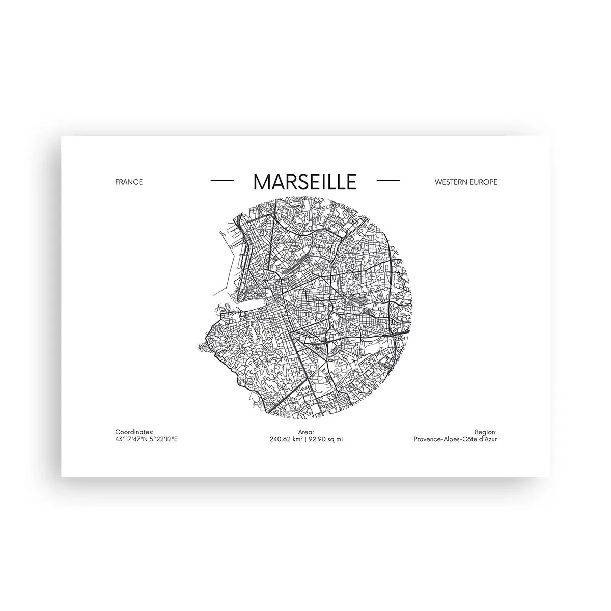 Plagát - Anatómia Marseille - 100x70 cm