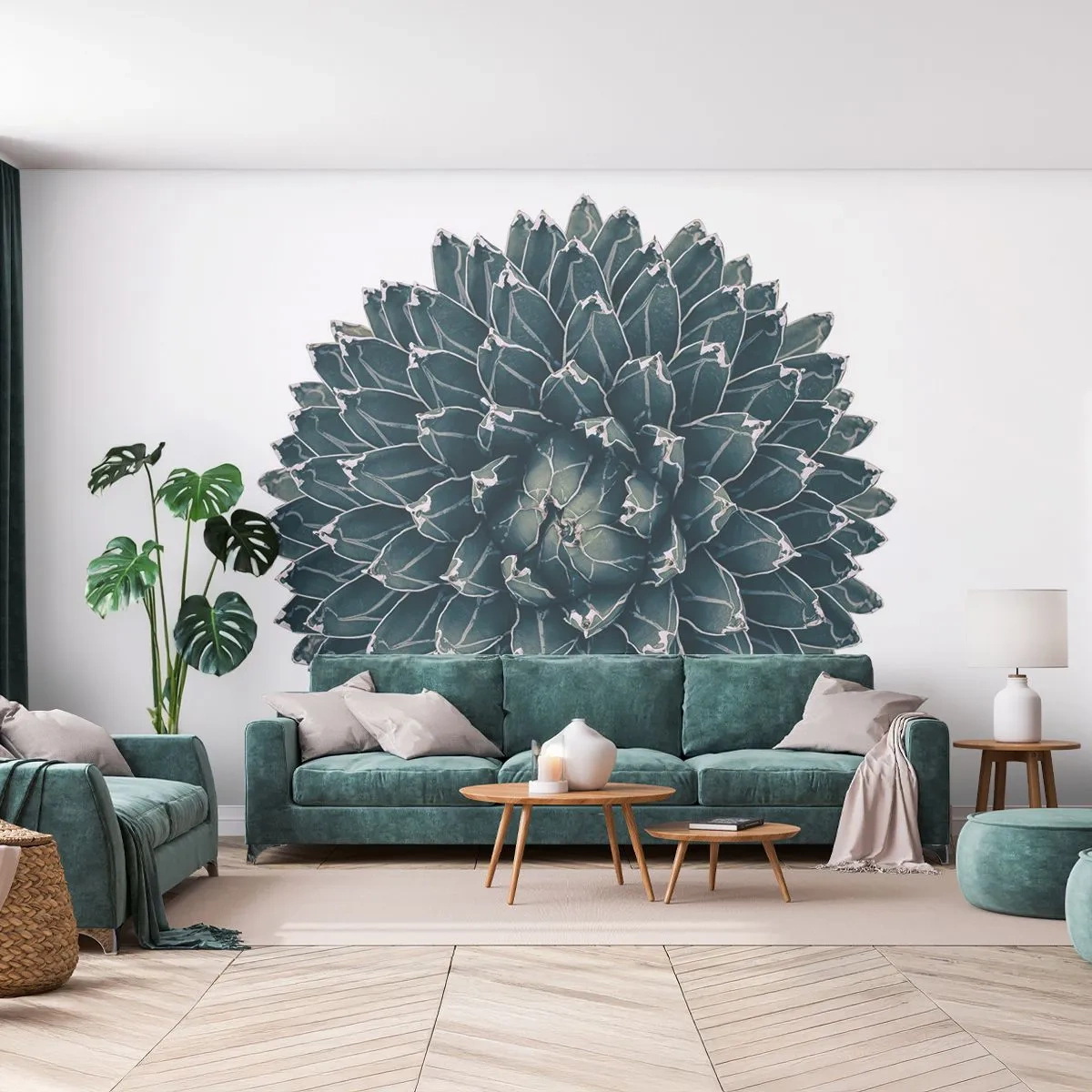Fototapeta Standard Eco - Hviezda púšte - Kaktus, Agáve, Grafika - 400x280 cm