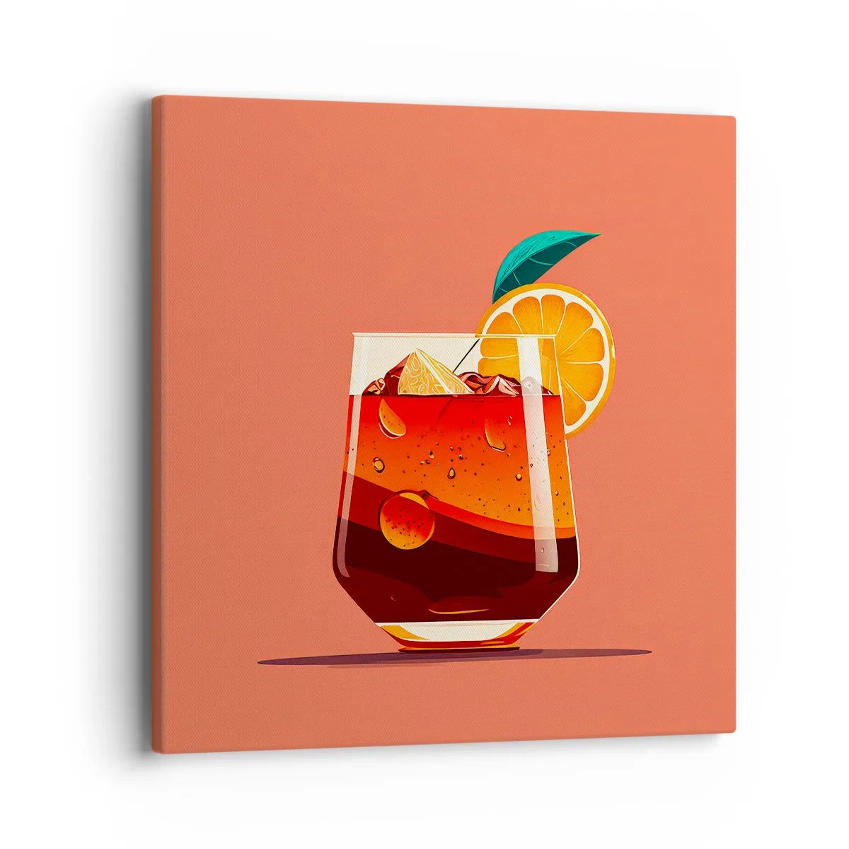 Obraz na plátne - Letné osvieženie - 40x40 cm