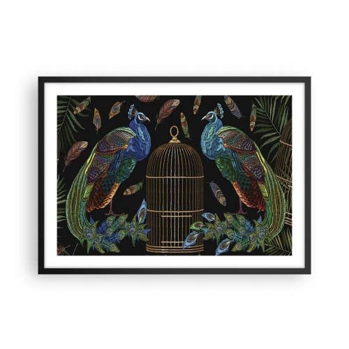 Plagát v čiernom ráme - V kráľovskom rúchu - 70x50 cm