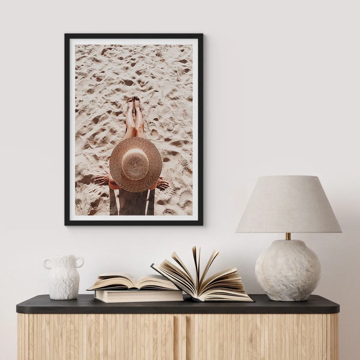 Plagát v čiernom ráme - Vysnívaný čas - 70x100 cm