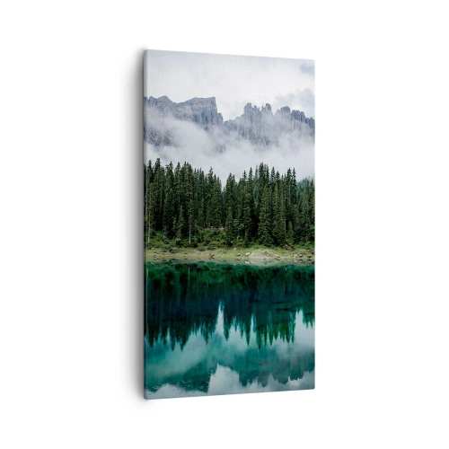 Obraz na plátne - Ticho, ticho, neprebuďme spiacu vodu…. - 55x100 cm