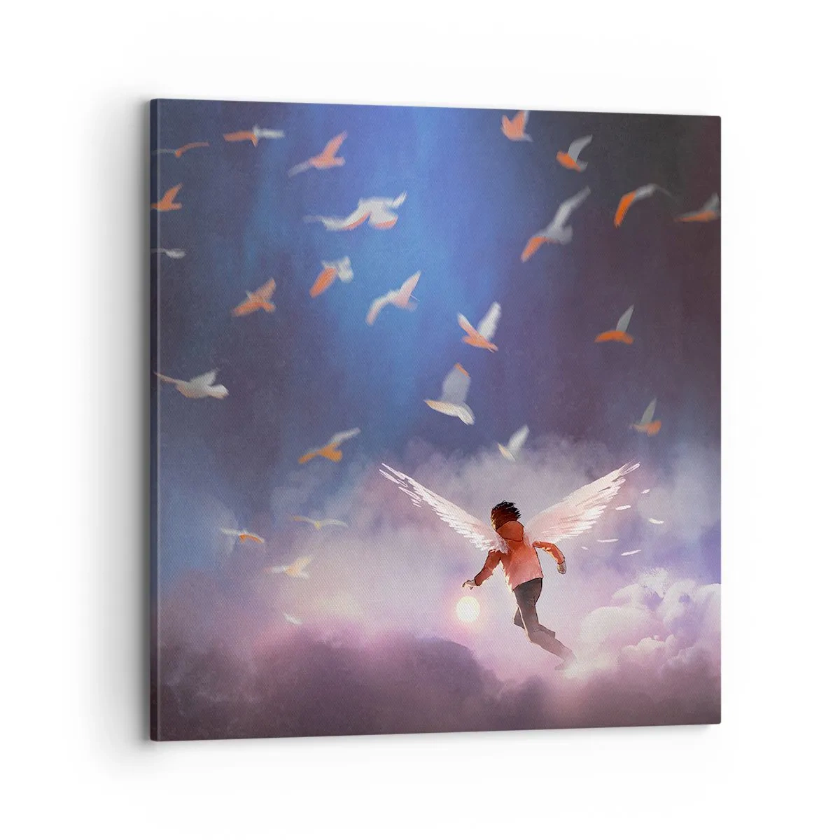 Obraz na plátne - Treba mať odvahu a predstavivosť - 70x70 cm