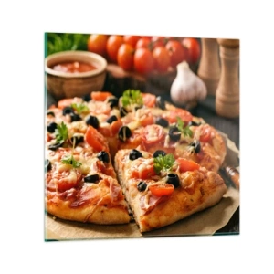 Obraz na skle - Opäť si mal šťastie - 60x60 cm