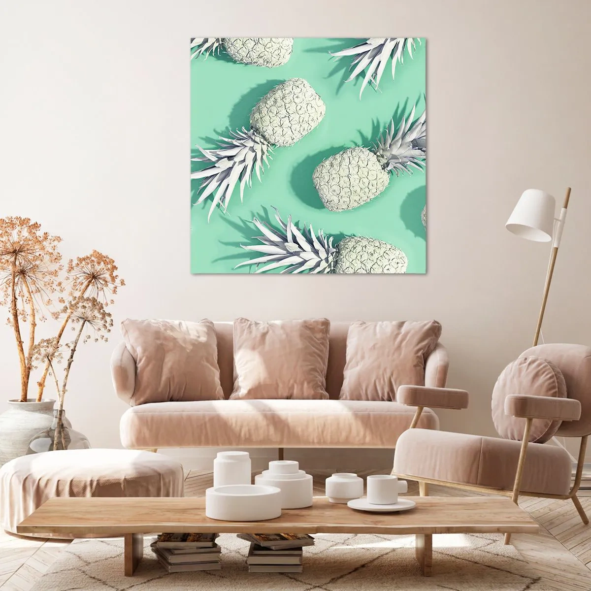 Obraz na plátne - skvele ladia s mätou - 60x60 cm