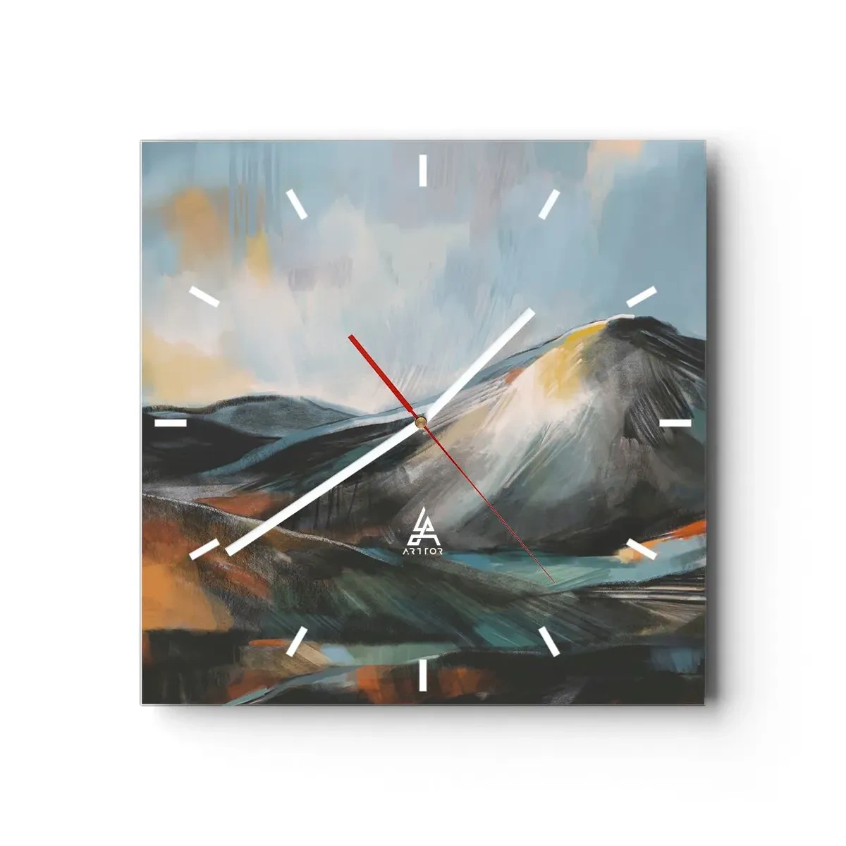 Nástenné hodiny - Surové a krásne - 40x40 cm