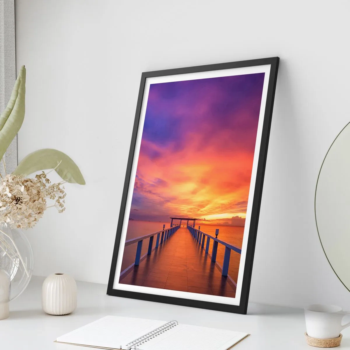 Plagát v čiernom ráme - Bez konca - 61x91 cm