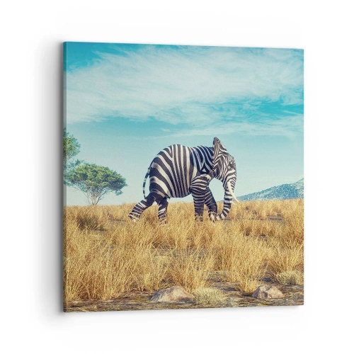 Obraz na plátne - Šedá už nie je v móde - 70x70 cm