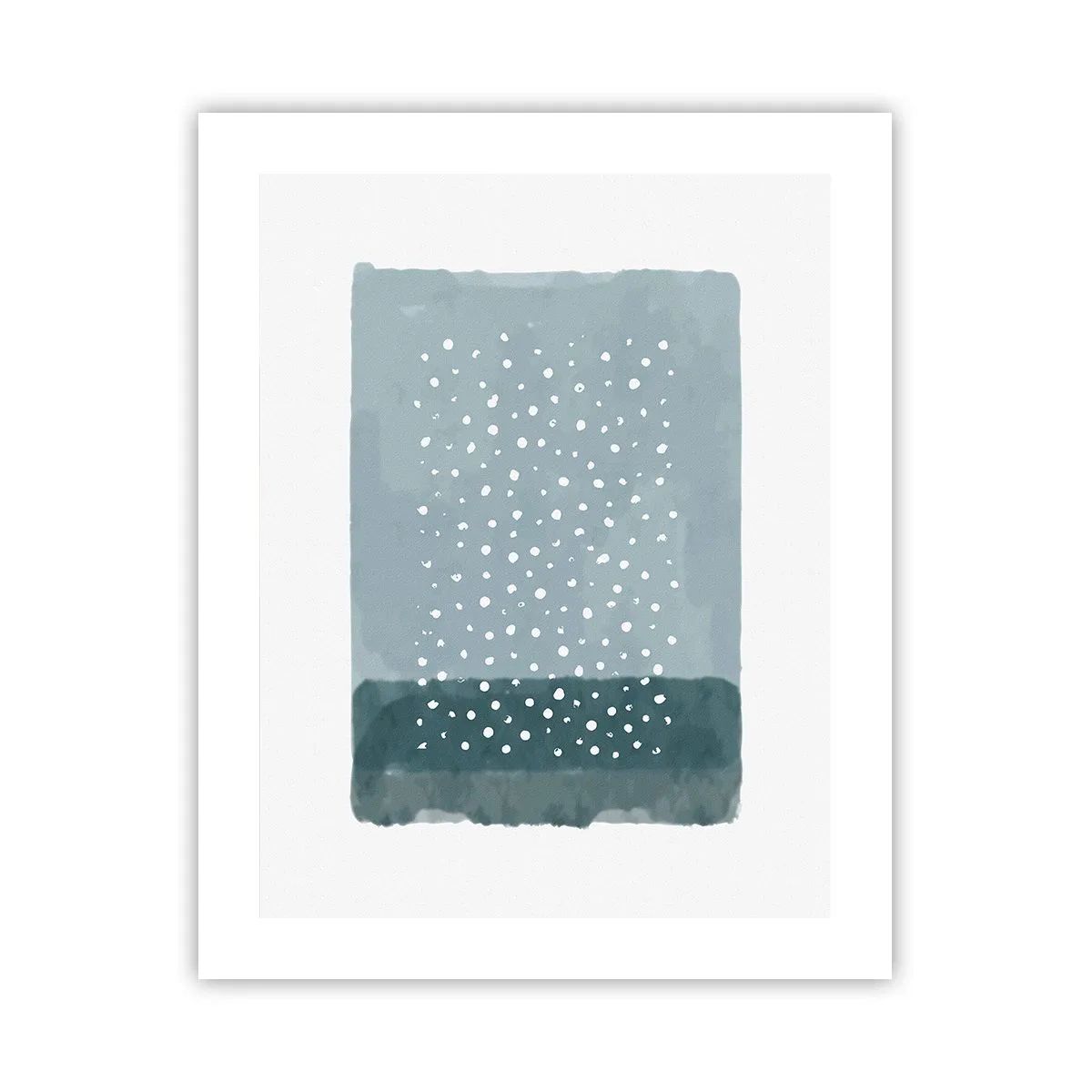 Plagát - Pestované na modrej - 40x50 cm