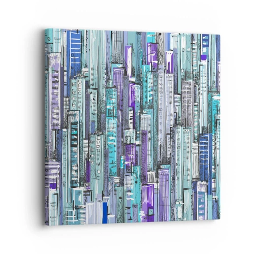 Obraz na plátne - Zmodralé od neba  - 30x30 cm