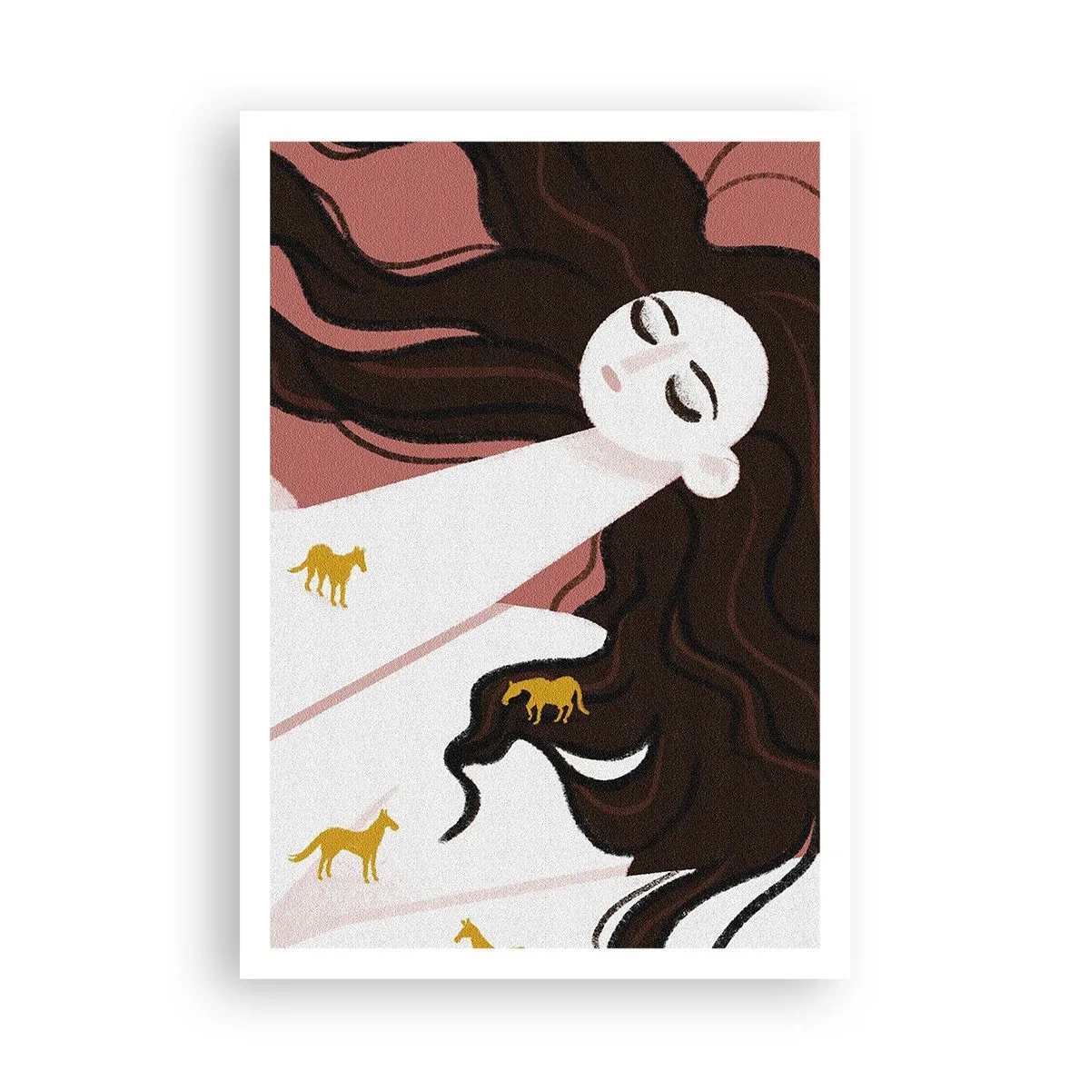 Plagát - Sen o zlatom koni - 70x100 cm