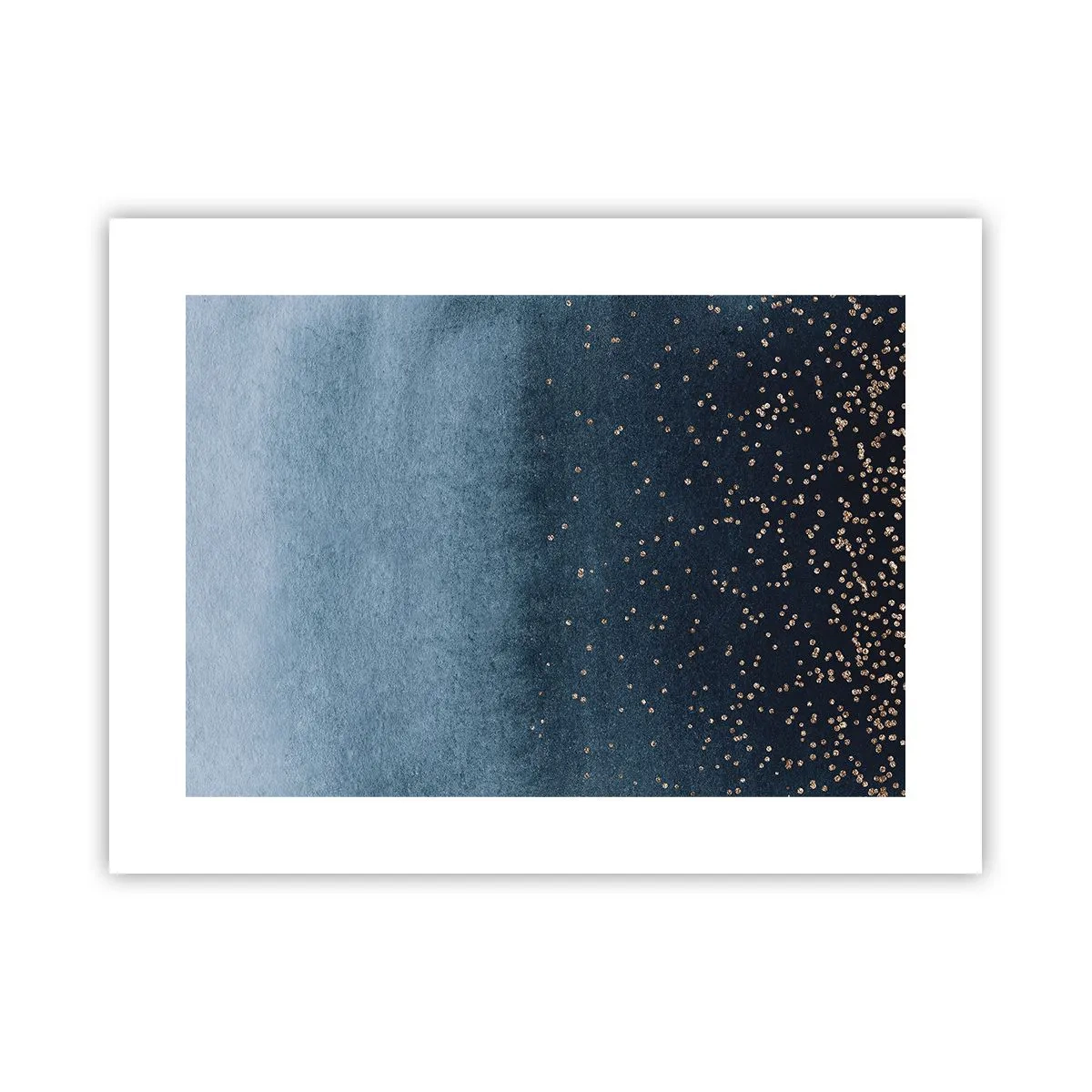 Plagát - Kompozícia – modrej fázy - 40x30 cm