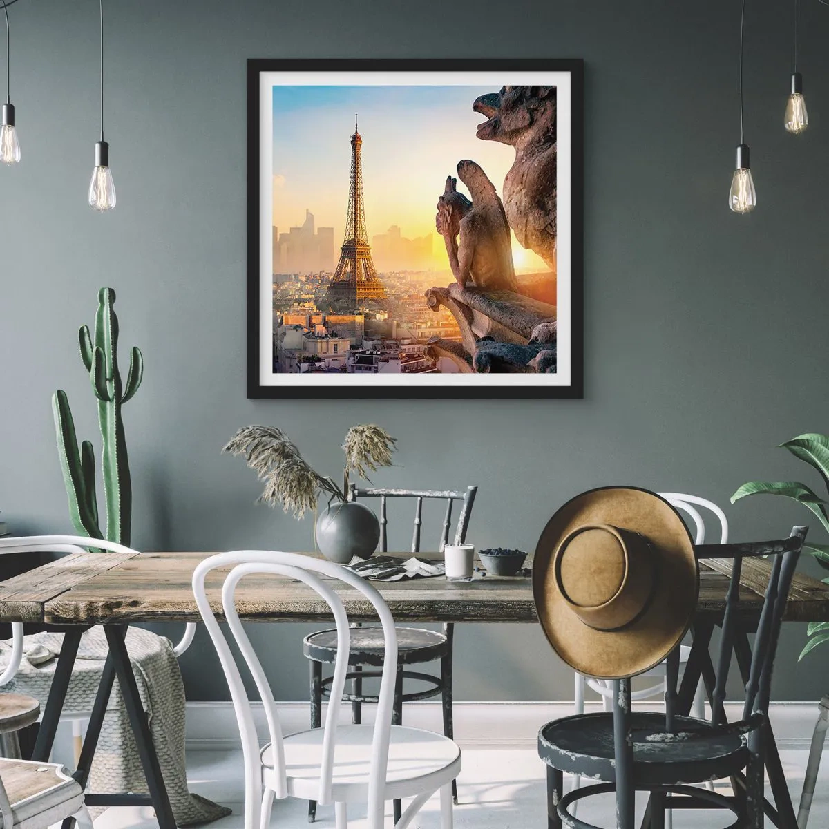 Plagát v čiernom ráme - Veľa sa zmenilo… - 60x60 cm