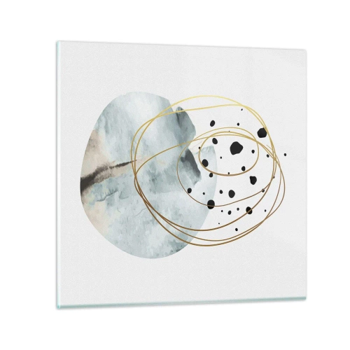 Obraz na skle - V objatí priestoru - 30x30 cm