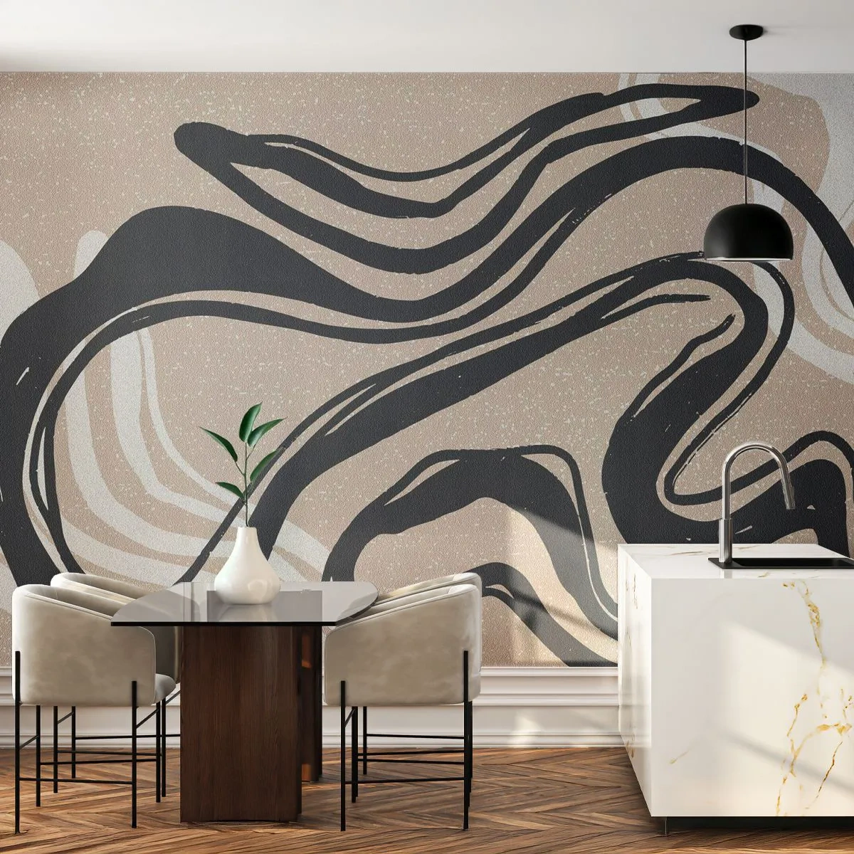 Fototapeta Premium Sand - Znásobená expresia - Minimalizmus, Boho, škandinávsky - 100x70 cm