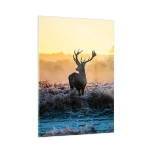 Obraz na skle - Korunovaný na svojom panstve - 50x70 cm