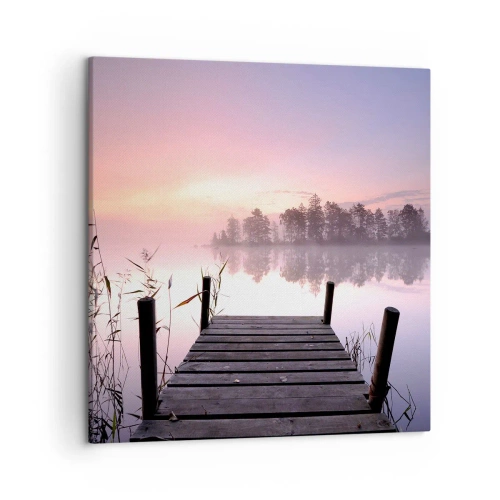 Obraz na plátne - Z ľaliovej hmly… - 50x50 cm
