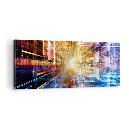 Obraz na plátne - Osvetlená chodba - 100x40 cm