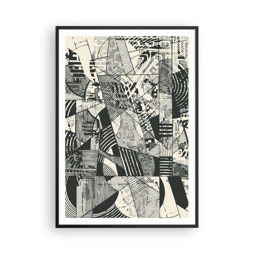 Plagát v čiernom ráme - Dynamika súčasnosti - 70x100 cm