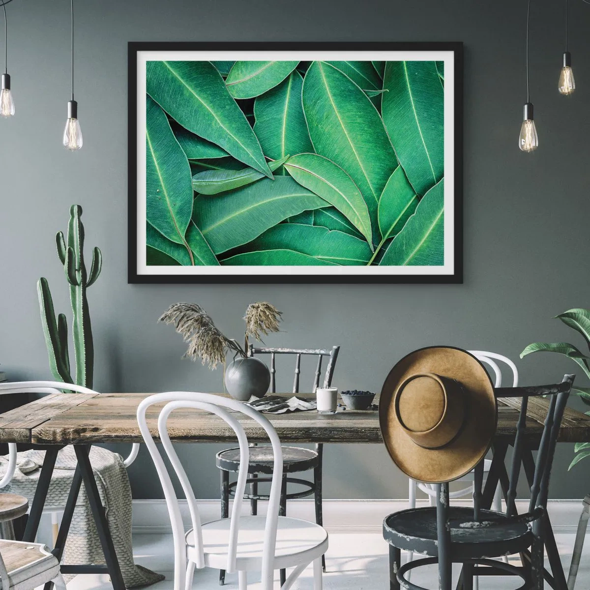 Plagát v čiernom ráme - Šťavnaté a svieže - 100x70 cm