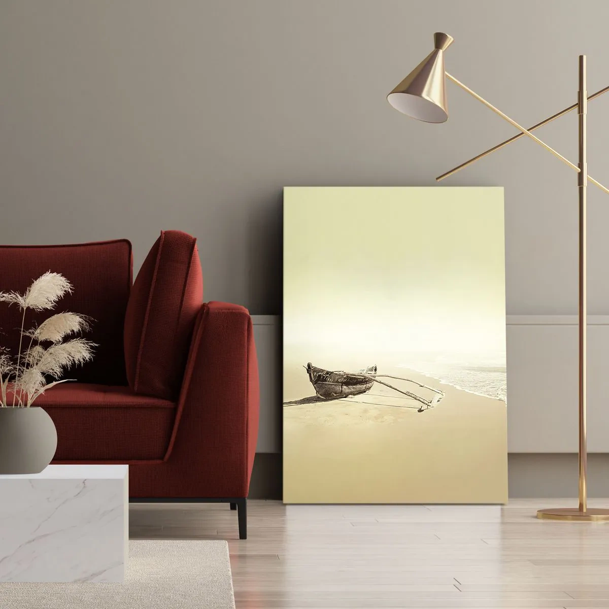 Obraz na plátne - Spomienka na južné more - 70x100 cm