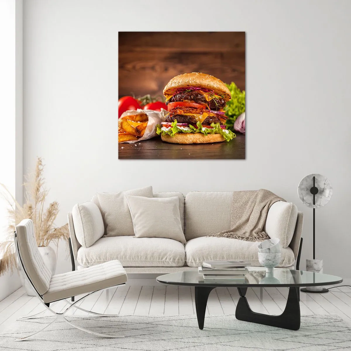 Obraz na skle - Zakázané ovocie - 50x50 cm