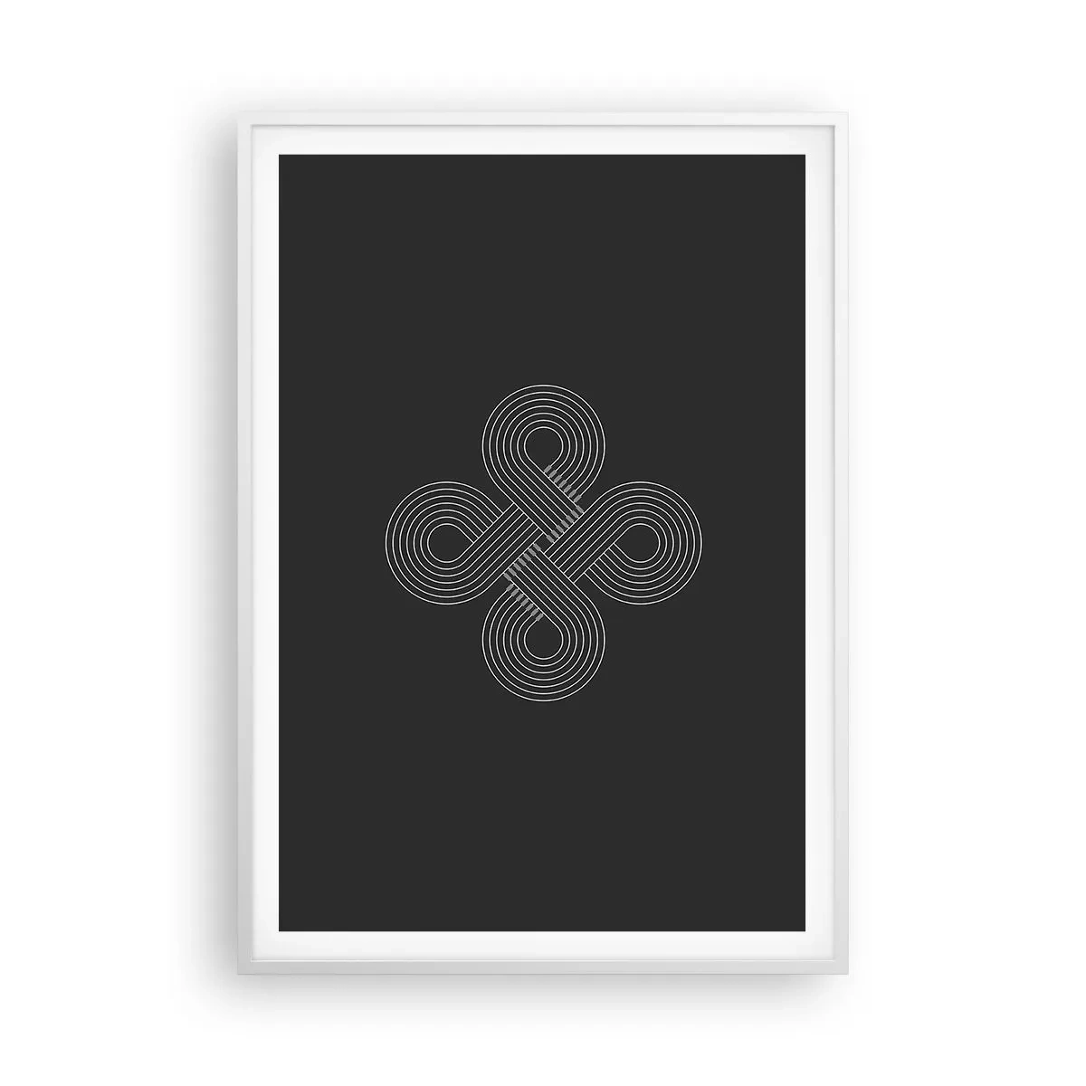 Plagát v bielom ráme - V keltskom duchu - 70x100 cm