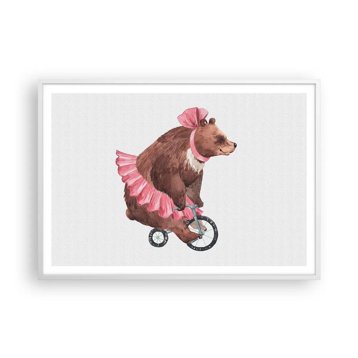 Plagát v bielom ráme - To je ale cirkus! - 100x70 cm