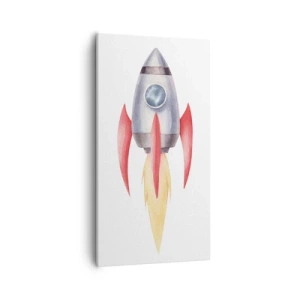 Obraz na plátne - Vyššie, rýchlejšie, ďalej - 55x100 cm