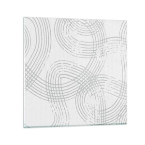 Obraz na skle - Jednoduché východisko neexistuje - 30x30 cm