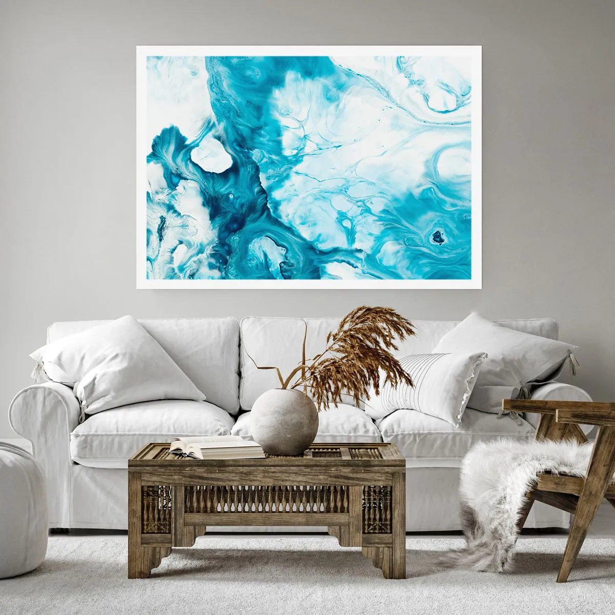 Plagát - Modrý koncert - 70x50 cm