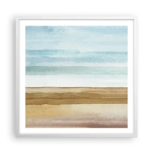 Plagát v bielom ráme - Utešenie - 60x60 cm