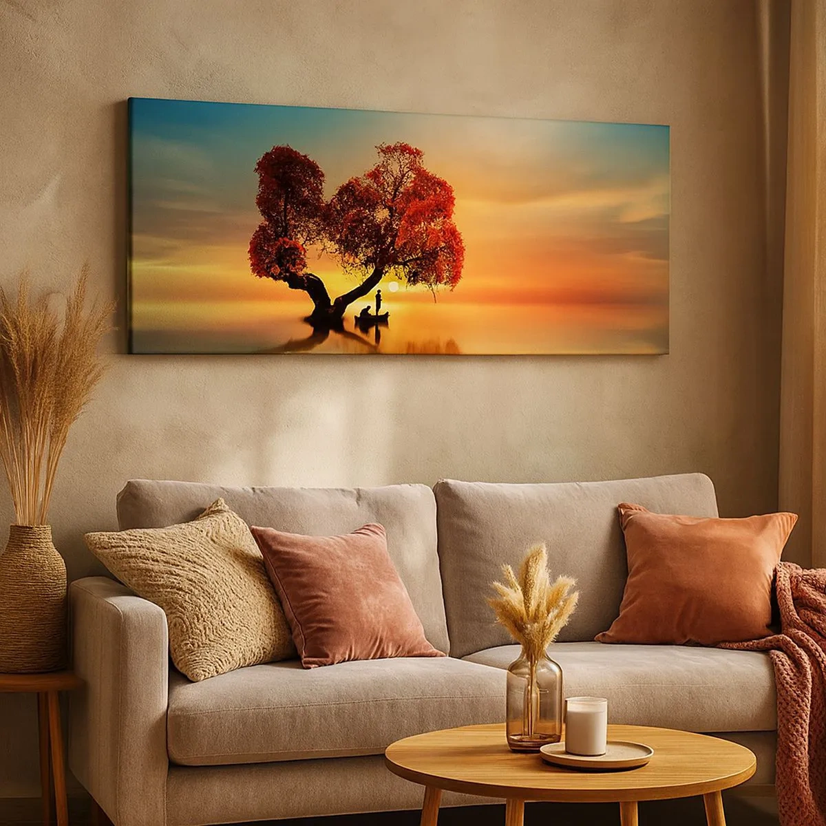 Obraz na plátne - Voda a ticho vesmíru - 100x40 cm