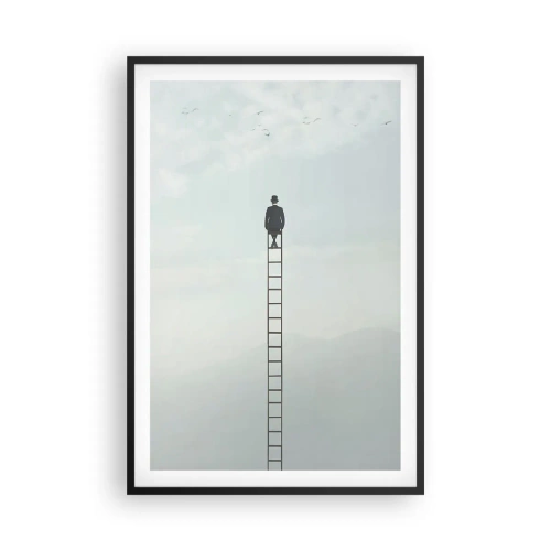 Plagát v čiernom ráme - Povzniesť sa nad to - 61x91 cm