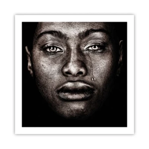 Plagát - Jedna slza - 60x60 cm