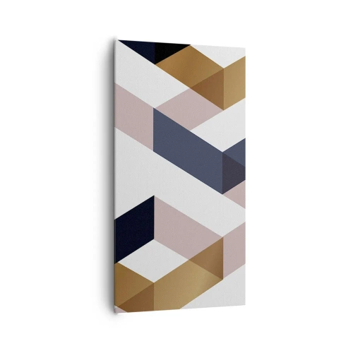 Obraz na plátne - Roviny a uhly - 65x120 cm