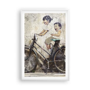 Plagát v bielom ráme - Pravda alebo klam? - 61x91 cm