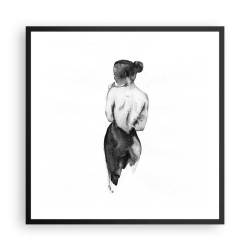 Plagát v čiernom ráme - Miznúci svet - 60x60 cm