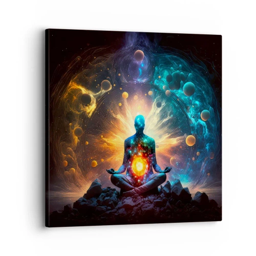 Obraz na plátne - Vesmírny pokoj - 30x30 cm