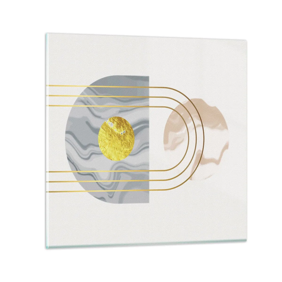 Obraz na skle - Jas a žiarivosť - 40x40 cm