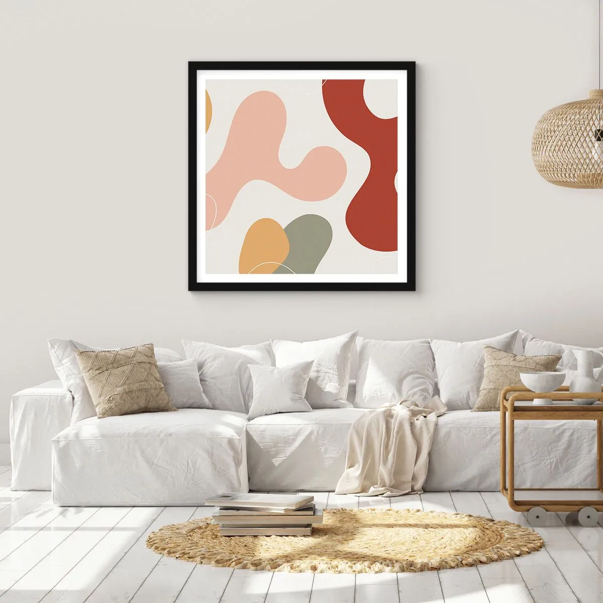 Plagát v čiernom ráme - Klikiháky - 60x60 cm