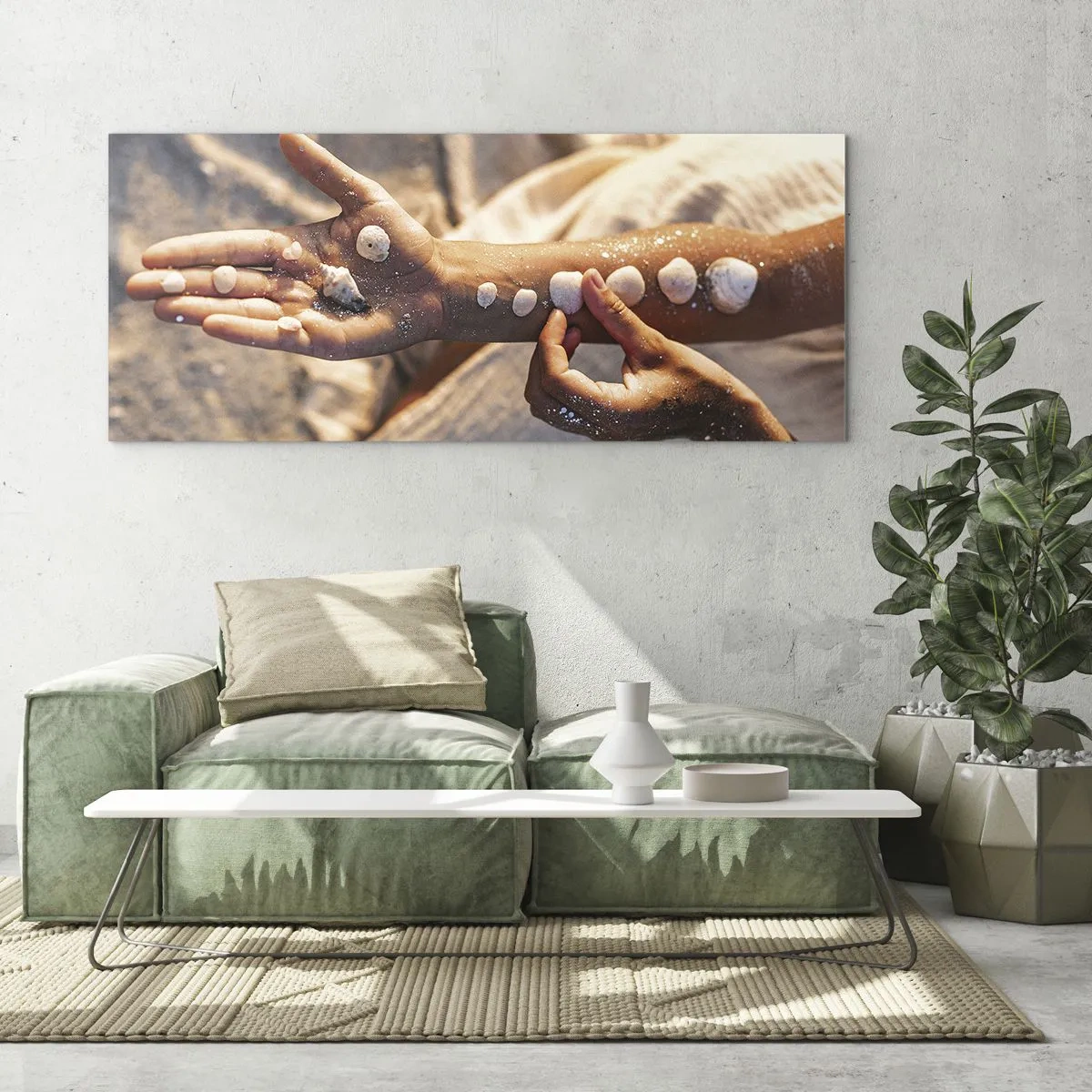 Obraz na skle - Krása na dosah - 100x40 cm