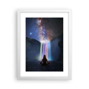 Plagát v bielom ráme - Absolútna harmónia - 30x40 cm